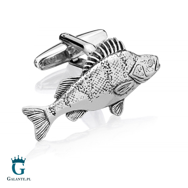 Spinki do mankietów X2 Ryba Okoń