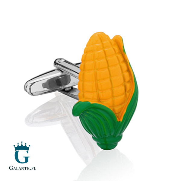 Spinki do mankietów X2 Żółta kukurydza