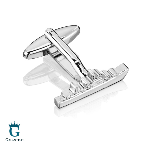 Spinki do mankietów X2 Okręt Wojenny