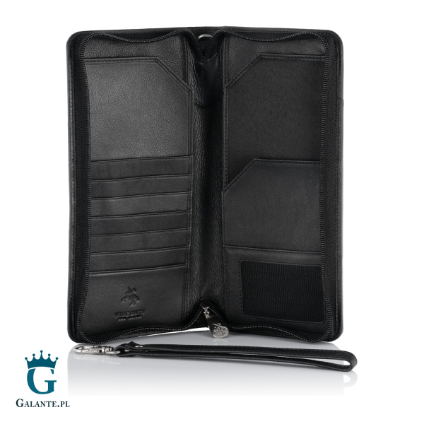 Portfel podróżny Visconti V-1157 RFID – czarny
