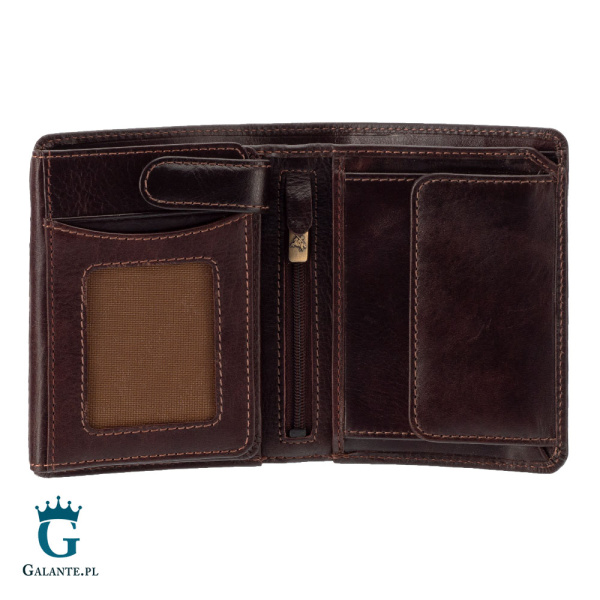 Portfel męski Visconti TSC-44 RFID – brązowy