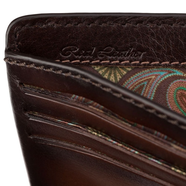 Banknotówka męska z ciemniejszymi krawędziami Visconti MT-90 brązowa