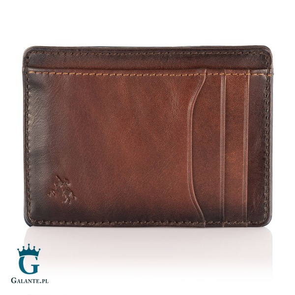 Etui na Karty Visconti Atelier AT-67 RFID – brązowy