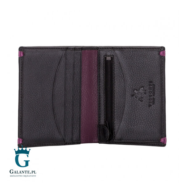 Portfelik męski Visconti AP-61 RFID – burgund | Sklep Galante