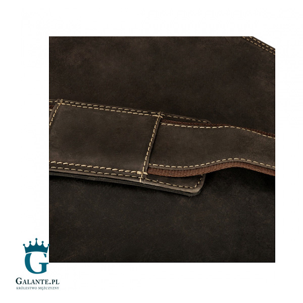 Duża torba na ramię Visconti Harvard V-16054 XL – brązowa