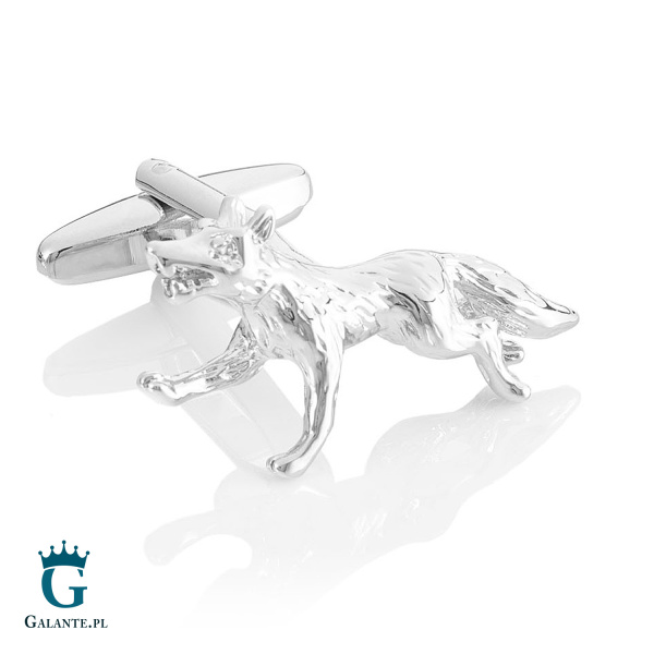 Spinki do mankietów Biegnący Lis X2 AJ476