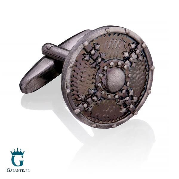 Spinki do mankietów X2 Tarcza wikinga