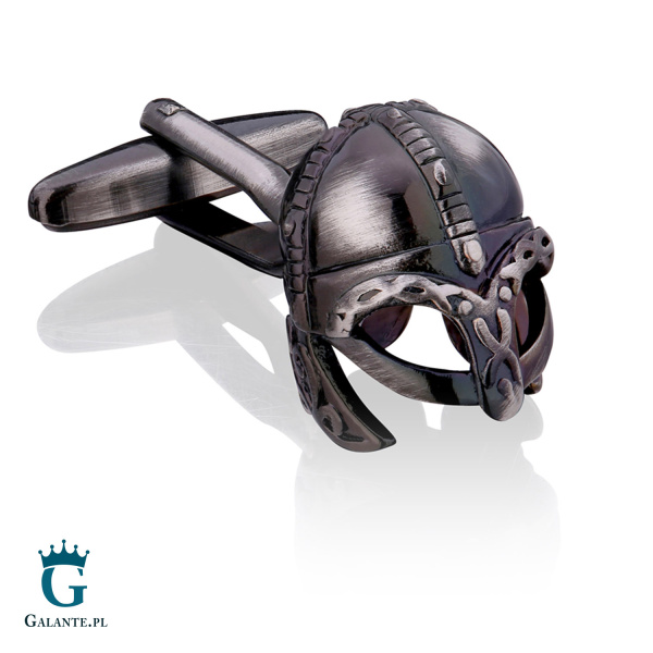 Spinki do mankietów X2 Hełm wikinga