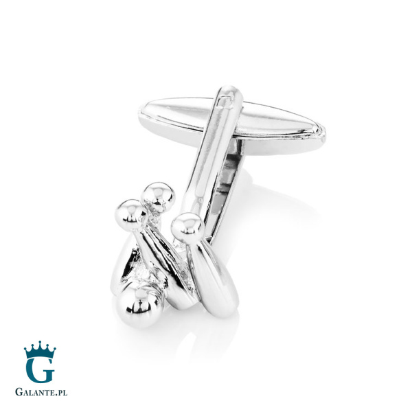 Spinki do mankietów Kręgle X2 AJ105