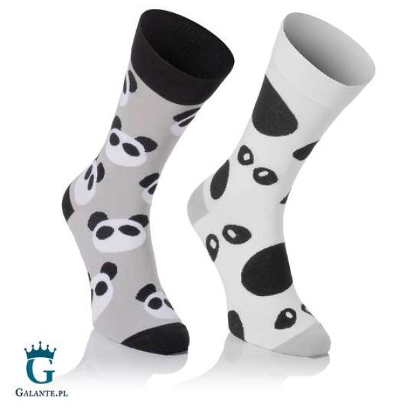 Zabawne skarpetki męskie Nanushki Panda