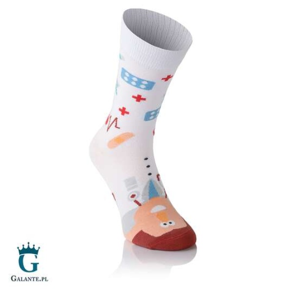 Zabawne skarpetki męskie Nanushki Pan Doktor