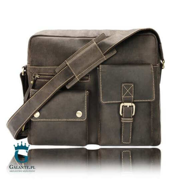 Torba na ramię, zapinana Visconti Scott V-16077