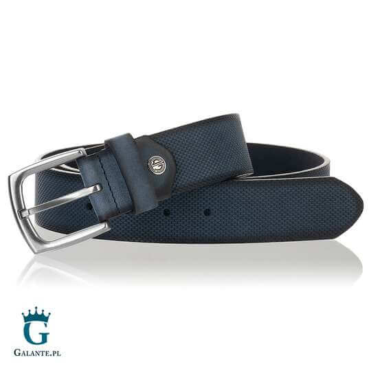 Czarny pasek skórzany do spodni Miguel Bellido 940-38-1907-23-001