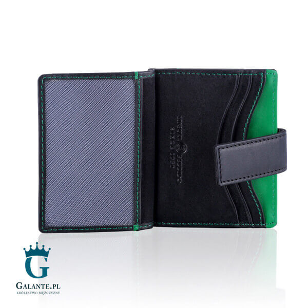 Etui na karty Miguel Bellido MB-2434 Black&Green