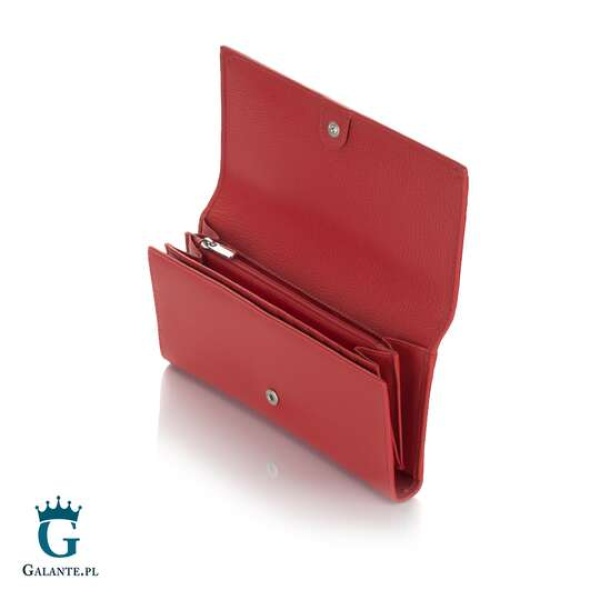 Zgrabny skórzany portfel damski Valentini Prism