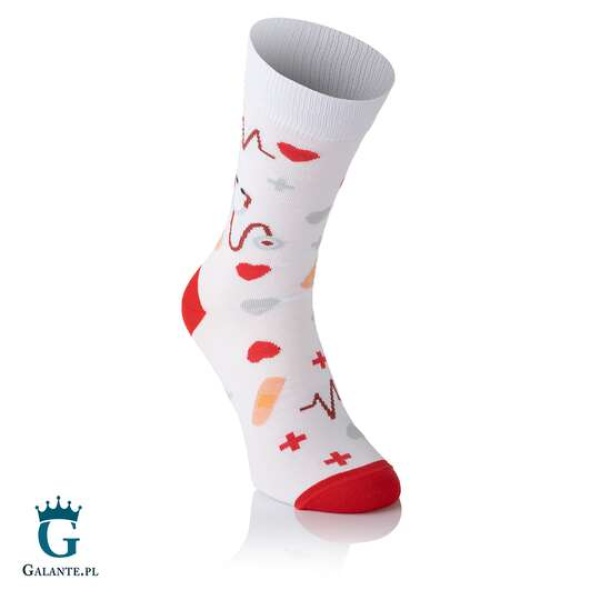 Zabawne skarpetki męskie Nanushki Pan Doktor