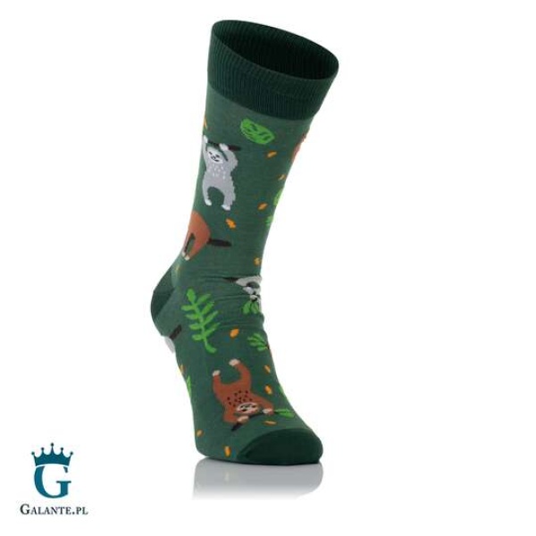 Zabawne skarpetki męskie Nanushki Leniwiec