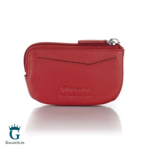 Portfel damski skórzany na klucze i bilon Valentini