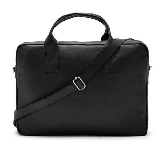 Skórzany duży plecak na laptop 13” Visconti TC-80 – czarny