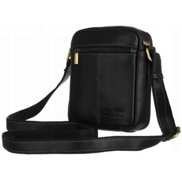 Torba na ramię saszetka męska PETERSON 8020-COM czarna