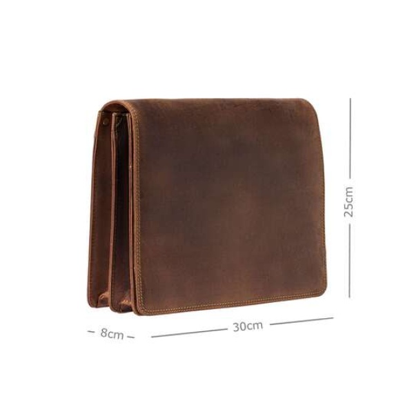 Torba na ramię Visconti Harvard A5 V-16025 M – brązowy jasny