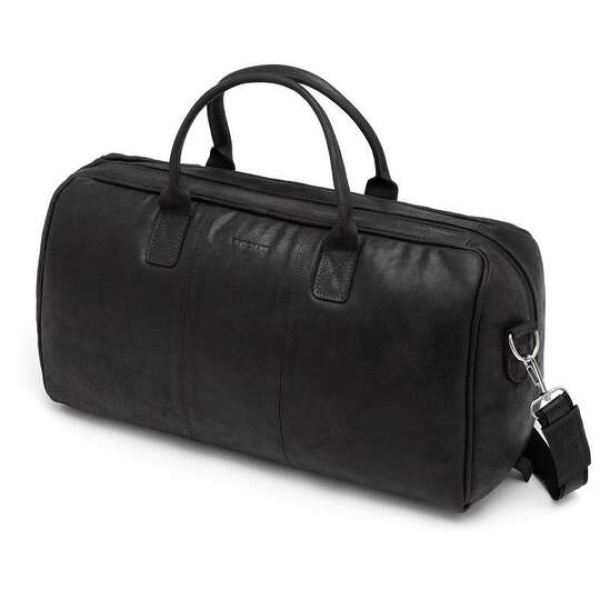 Skórzana torba podróżna na ramię Brodrene BL10 czarna