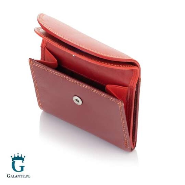 Kolorowy portfelik damski Visconti RB-126 czerwony