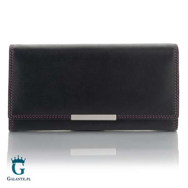 Duży portfel damski z RFID Visconti R-11 – jagodowy