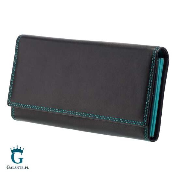 Duży damski portfel Visconti CD-21 RFID – aqua