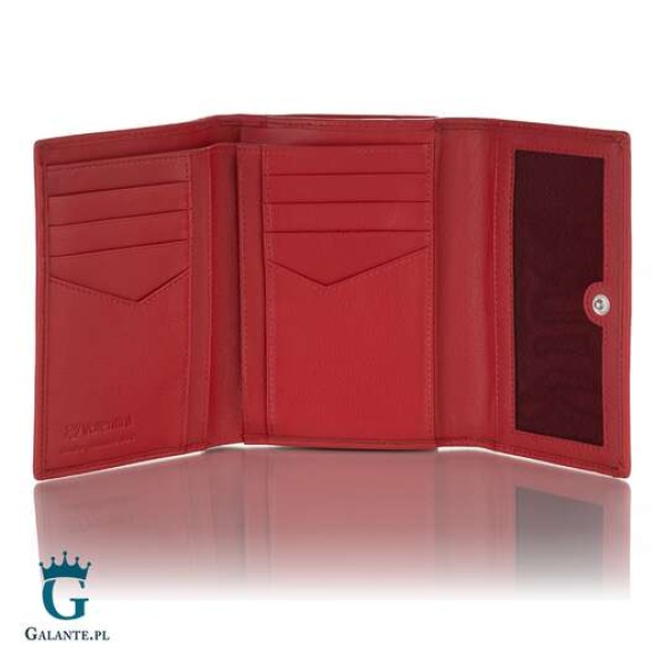 Portfel damski Valentini Prism 106-P62 – czerwony
