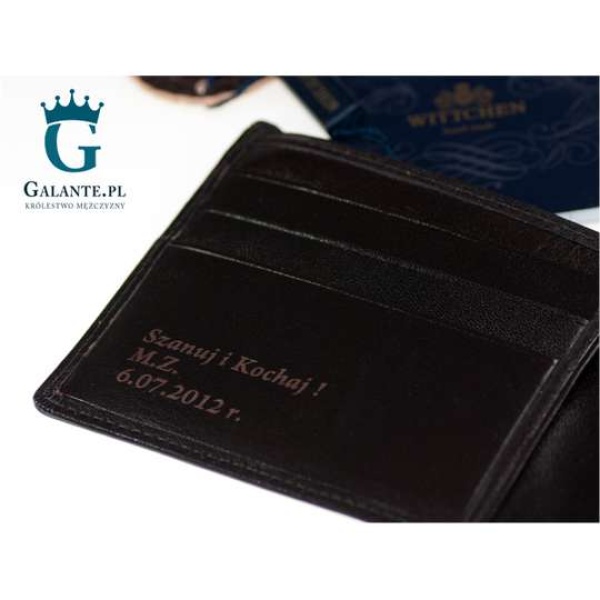 Grawer laserowy na portfelu