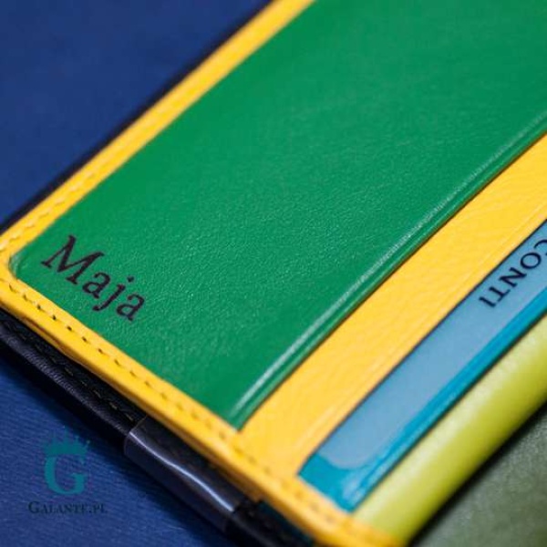 Grawer laserowy na portfelu