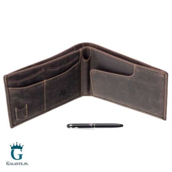 Skórzane etui podróżne Visconti V-726 ciemny brąz