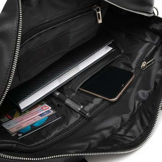 Czarna-torba-meska-na-ramie-ze-skory-ekologicznej-Brodrene-B01-21287-540×540 Torba męska na ramię ze skóry eko Brodrene B01 czarna