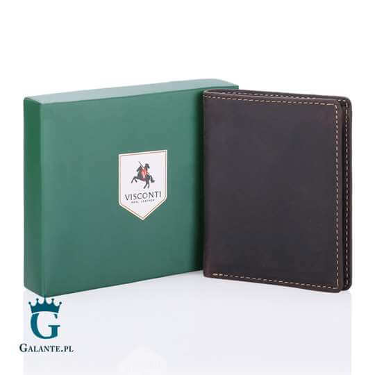 Skórzane etui na klucze Valentini 106-038 czarne