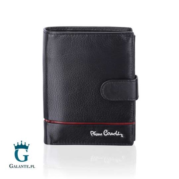Zapinany portfel męski Pierre Cardin TILAK15 326A RFID – czerwony