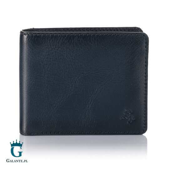 Kolorowy portfelik skórzany Visconti RB-53 jagodowy