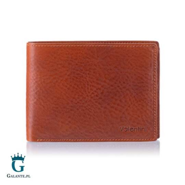 Portfel męski z blokerem RFID Valentini 159-137 – cognac