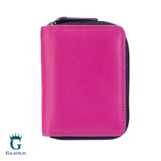 Skórzany portfel na karty i banknoty Visconti TSC-49 czarny