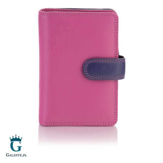 Kolorowy portfelik damski Visconti RB-126 jagodowy