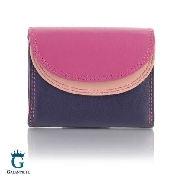 Kolorowy portfelik damski Visconti RB-126 z RFID – jagodowy