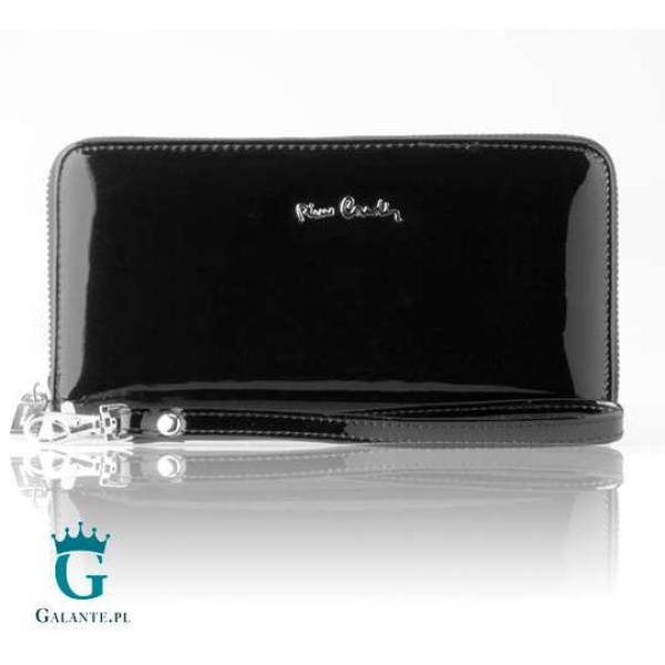 Pojemny portfel damski PIERRE CARDIN na zamek 05 LINE 119 – czarny