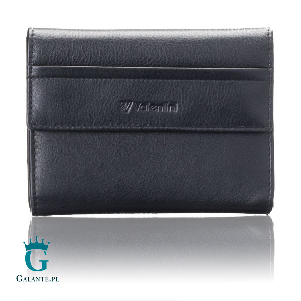 Mały damski portfel Valentini 154-264 – czarny