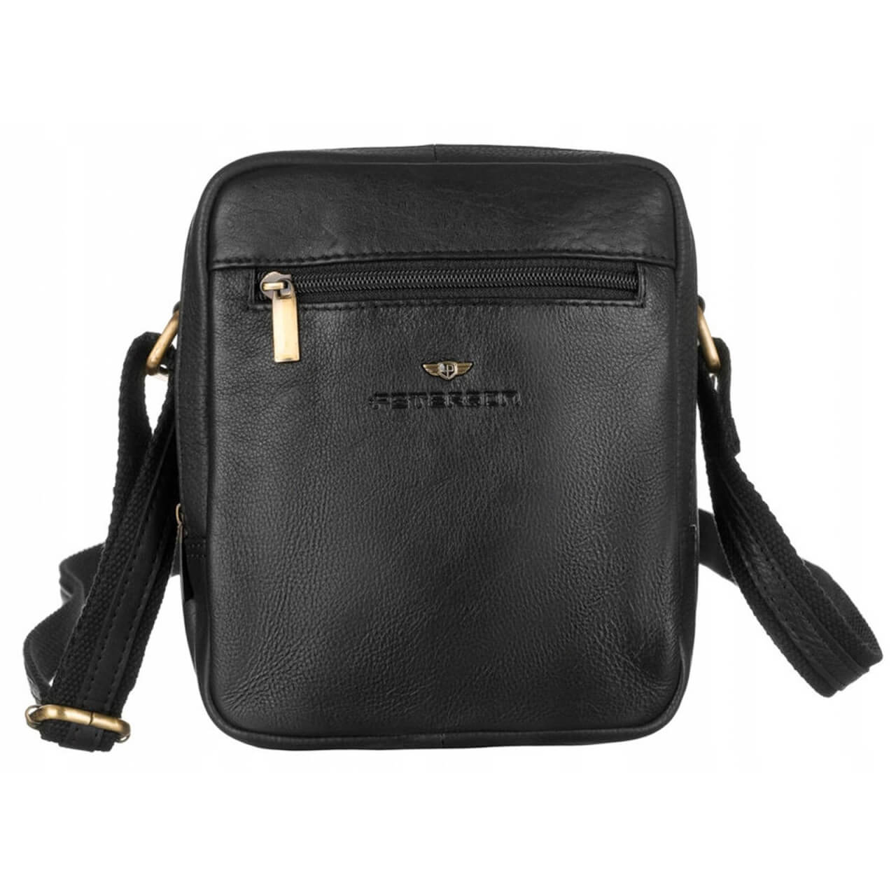 Czarna-skorzana-saszetka-meska-PETERSON-374-29276 Czarna skórzana saszetka męska PETERSON 374