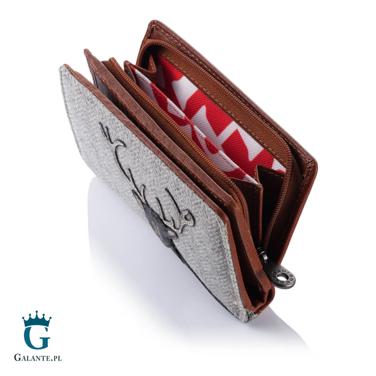 Zestaw-Maly-portfel-damski-Jelen-Yoshi-Y1089-Torebka-shopperka-damska-Jelen-Yoshi-YB26-28912 Zestaw portfel damski + torebka shopperka Jeleń Yoshi