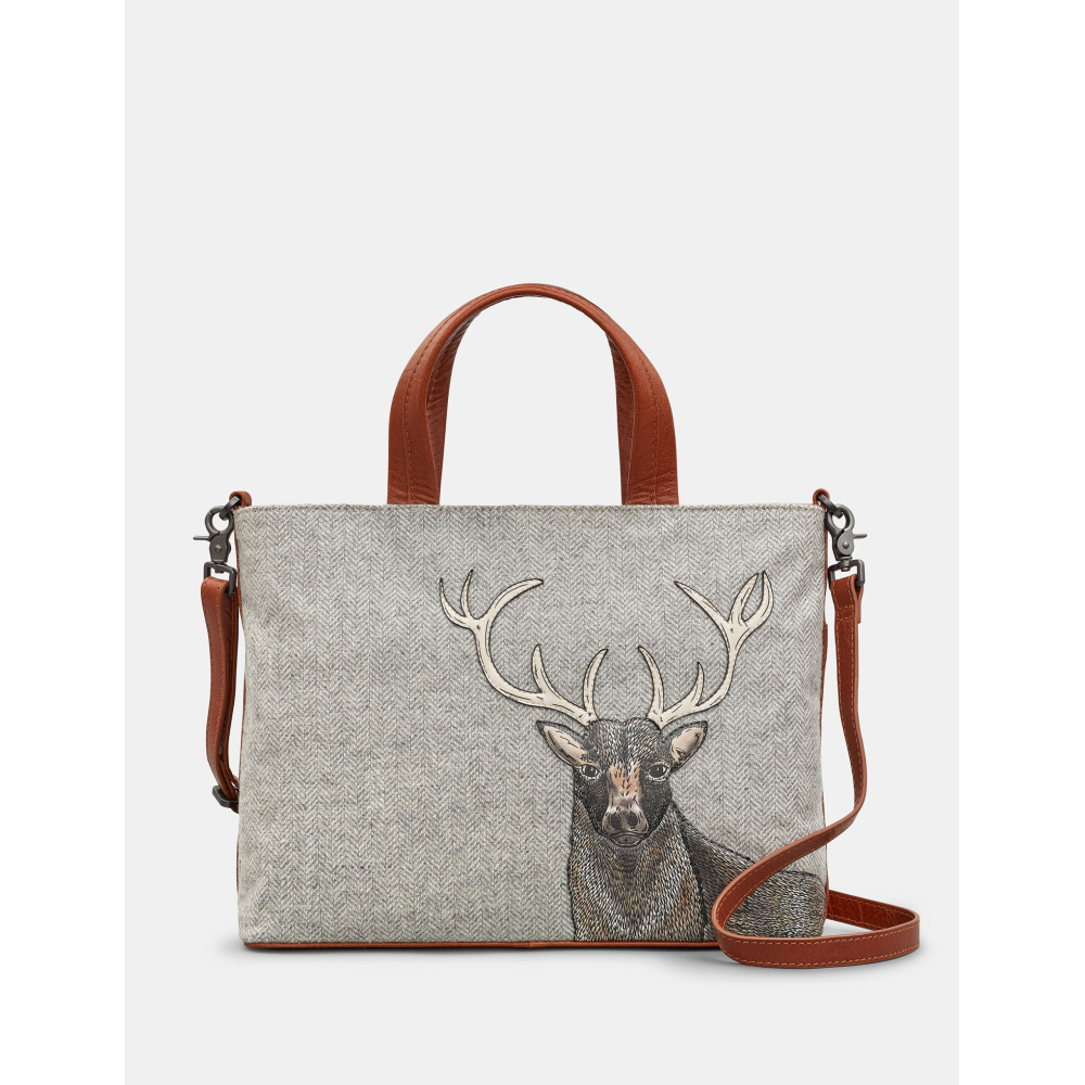 Zestaw portfel damski + torebka shopperka Jeleń Yoshi