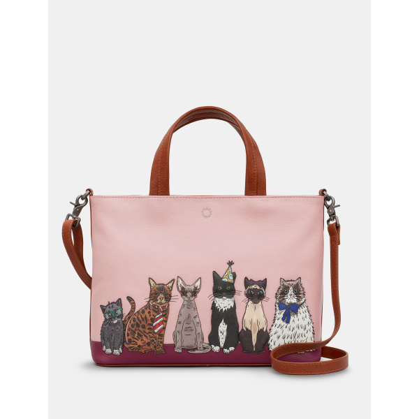 Torebka shopperka damska Imprezowe Koty Yoshi YB26