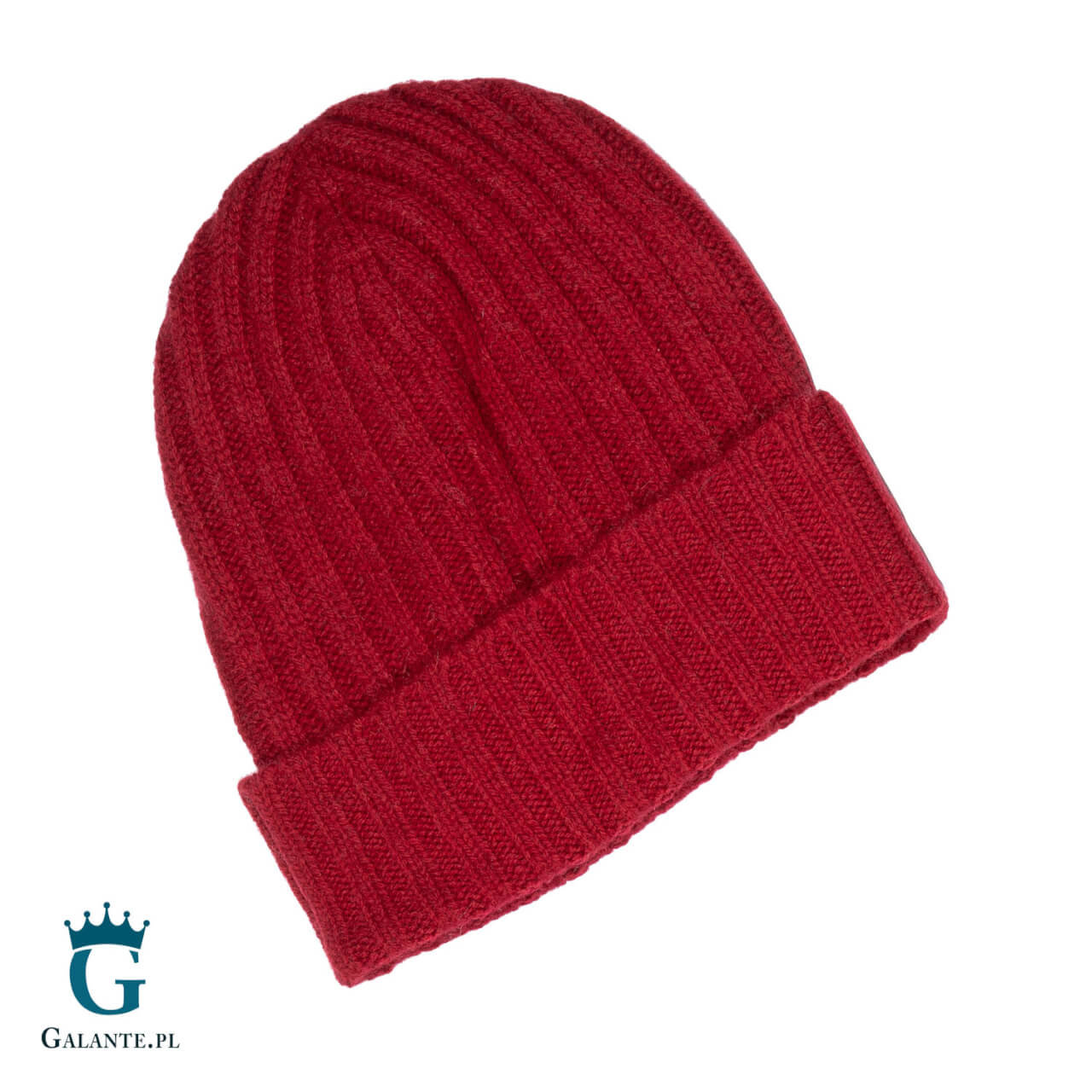 Zestaw-czerwona-welniana-czapka-szal-meski-SLWA-004-27583 Zestaw czerwona wełniana czapka + szal męski SLWA-004