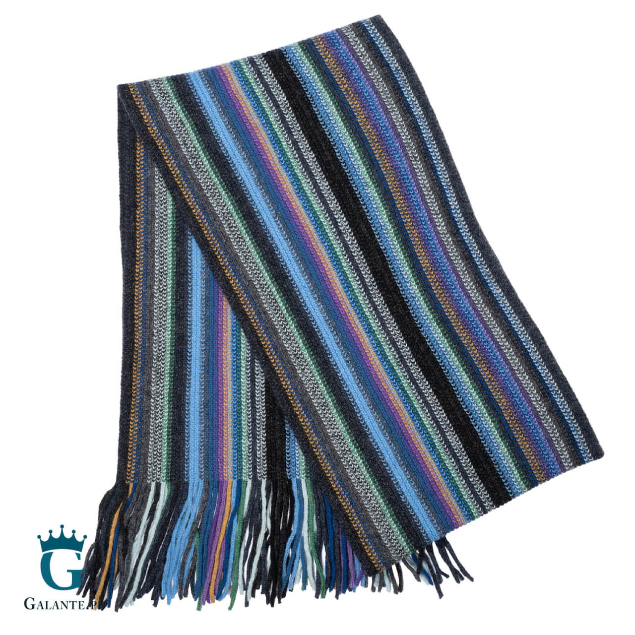 Zestaw-Granatowa-welniana-czapka-meska-LW-019-Granatowy-szal-z-welny-owczej-SW-019-27531 Zestaw granatowa czapka męska + szal z wełny owczej SLW-019