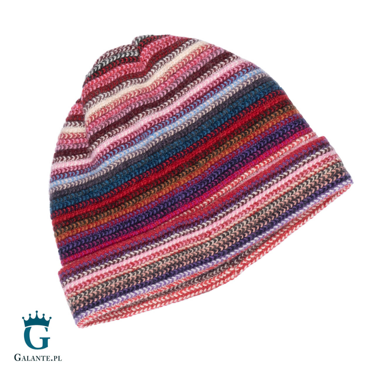 Zestaw-Kolorowy-szal-ze-szkockiej-welny-SW-003-Kolorowa-welniana-czapka-meska-LW-003-27248 Zestaw wełniany szal + czapka męska SLW-003